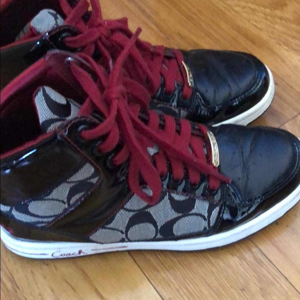 Vintage Hightop Coach Sneakers - Picture 2 of 3